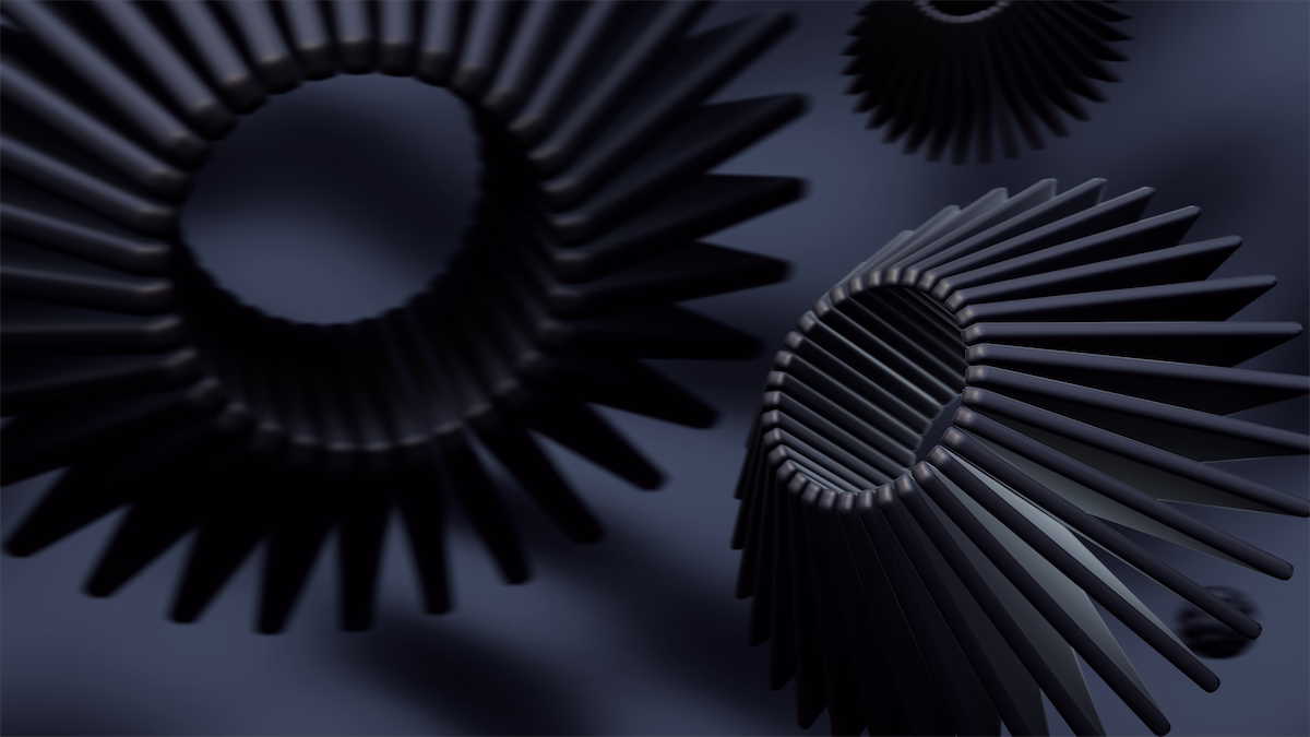 Abstract technical grid artwork